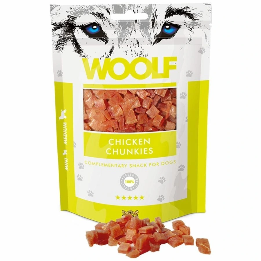 Woolf Hundesnack Kylling Chunkies 100gr